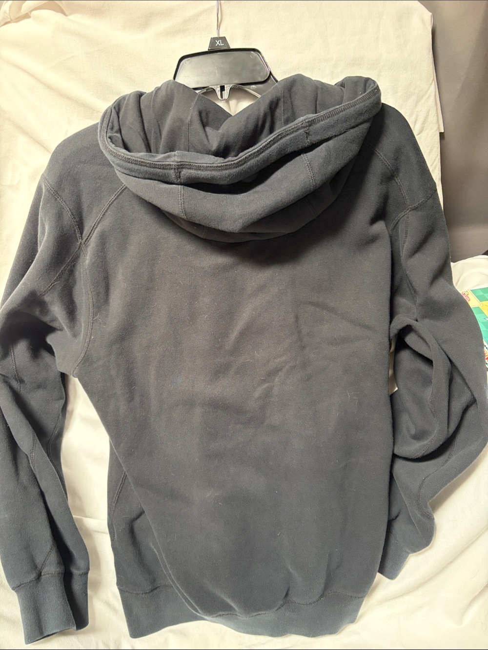 Men's Black Full-Zip Hoodie with Red Jordan Jumpman - Picture 3 of 3